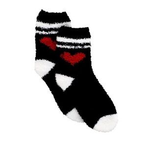 VALENTINE LADIES Heart Snugadoo Cozy Soft Ladies Socks For Valentine's Day